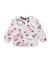 Sweat fille en molleton doux avec imprimé ludique Blanc 2 - vertbaudet enfant 