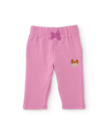 Ensemble en molleton pour bébé avec sweat imprimé Rose 6 - vertbaudet enfant 
