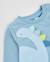 Ensemble bébé en molleton avec dinosaure en relief Bleu 6 - vertbaudet enfant 