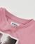 T-shirt pour fille en maille à manches longues et design urbain Rose 3 - vertbaudet enfant 