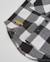 Chemise bébé garçon en toile à carreaux avec poche brodée Noir 4 - vertbaudet enfant 