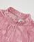 Blouse fille en tissu plat avec col plissé et volants Rose 3 - vertbaudet enfant 