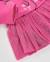 Robe fille en jersey et molleton avec motif dinosaure et volant Rose 4 - vertbaudet enfant 