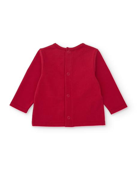 Ensemble en peluche pour bébé avec illustration de petit chien Rouge 3 - vertbaudet enfant 