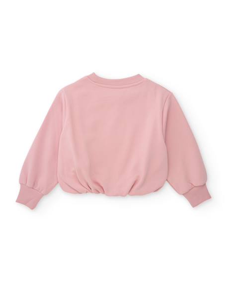 Ensemble pour fille avec sweat design chien et leggings évasés Rose 4 - vertbaudet enfant 