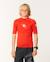 T-shirt anti-uv waves manches courtes garçon Rouge lave 1 - vertbaudet enfant 