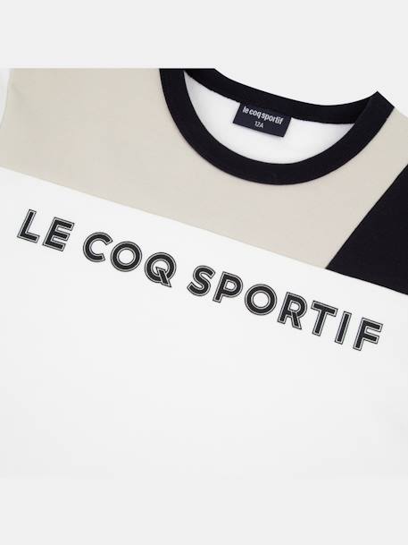 Sweat col rond essentiels Blanc 3 - vertbaudet enfant 