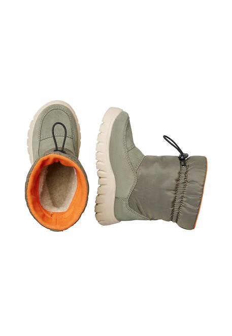 Bottes en suède et tissu technique varna 2 wp. Bleu-jaune-+Vert olive-+Vert olive-orange 14 - vertbaudet enfant 