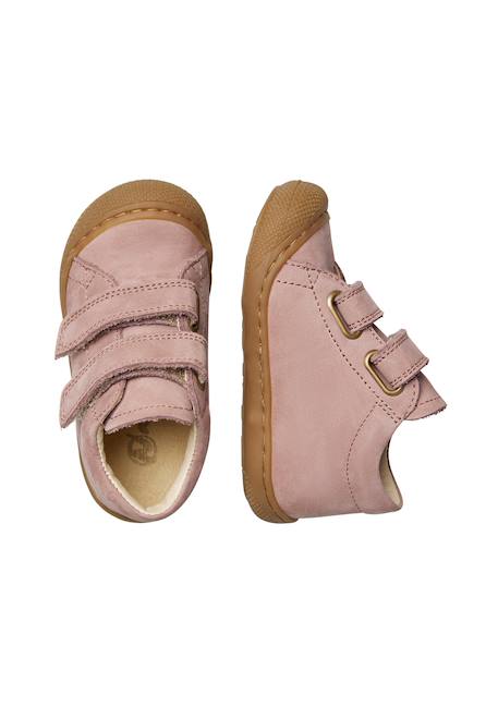 Chaussures premiers pas en suède cocoon vl Kaki-+Marine-marron+Marron-+Rose- 19 - vertbaudet enfant 