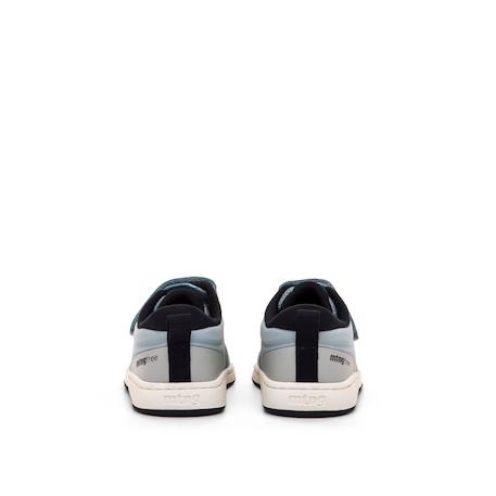 Sneakers garçon synthétique fermeture adhésive barefoot Bleu moyen+Blue+Vert olive 5 - vertbaudet enfant 