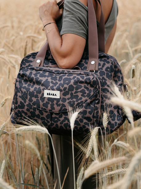 Sac à langer Genève II beige imprimé+Bleu marine+Cherry Blossom+gris chiné+Gris chiné+marron+noir imprimé+Vert sauge 41 - vertbaudet enfant 