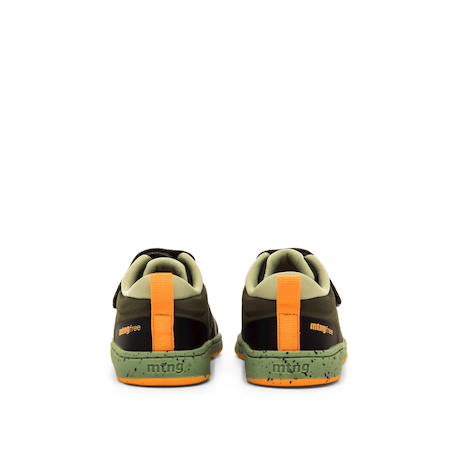 Sneakers garçon synthétique fermeture adhésive barefoot Bleu moyen+Blue+Vert olive 17 - vertbaudet enfant 