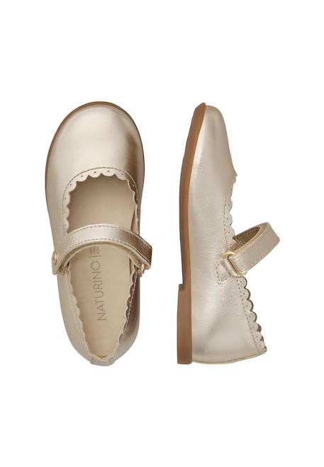 Ballerines en cuir jelki 2 Platine- 4 - vertbaudet enfant 