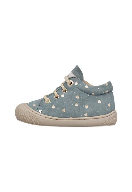 Chaussures en suède cocoon Rose poudré-+Sage- 8 - vertbaudet enfant 