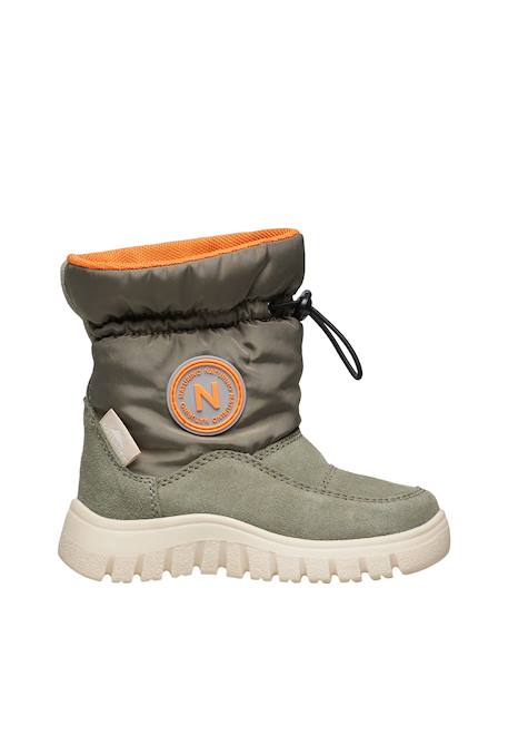 Bottes en suède et tissu technique varna 2 wp. Bleu-jaune-+Vert olive-+Vert olive-orange 11 - vertbaudet enfant 