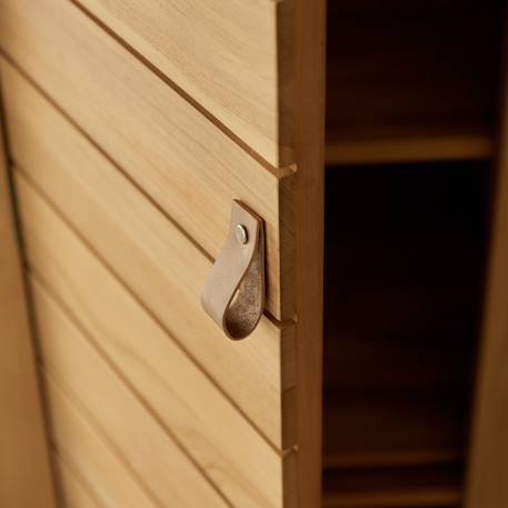 Colonne simple enfant en bois de teck 180 minimalys Naturel 5 - vertbaudet enfant 