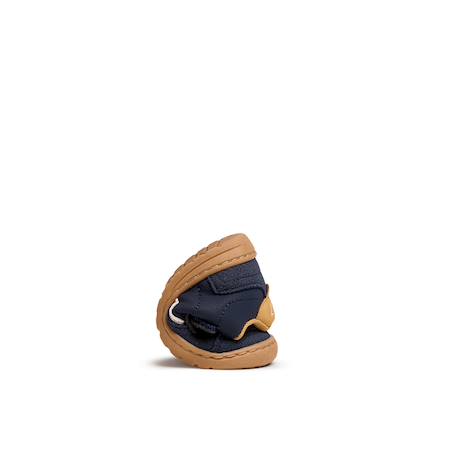 Sneakers garçon synthétique fermeture adhésive barefoot Blue+White 3 - vertbaudet enfant 