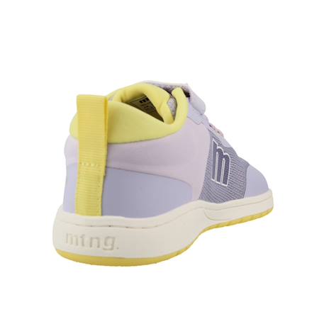 Sneakers filles synthétique fermeture adhésive barefoot Mauve 3 - vertbaudet enfant 