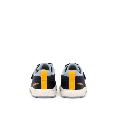 Sneakers garçon synthétique fermeture adhésive barefoot Bleu moyen+Blue+Vert olive 11 - vertbaudet enfant 