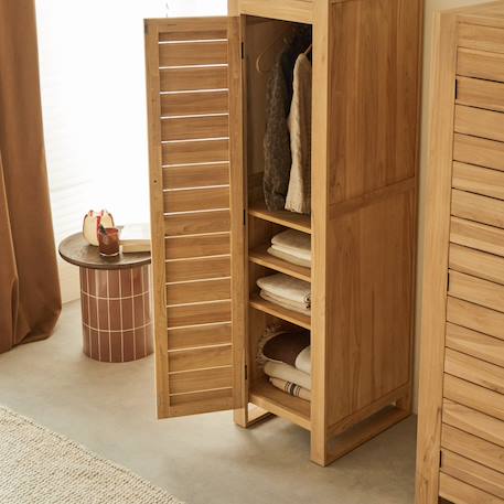 Colonne simple enfant en bois de teck 180 minimalys Naturel 2 - vertbaudet enfant 
