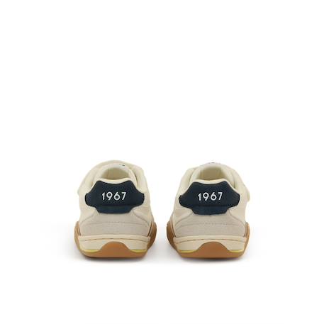Sneakers garçon synthétique fermeture adhésive barefoot Blue+White 11 - vertbaudet enfant 