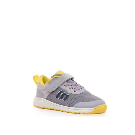 Sneakers filles synthétique fermeture adhésive barefoot Mauve 2 - vertbaudet enfant 