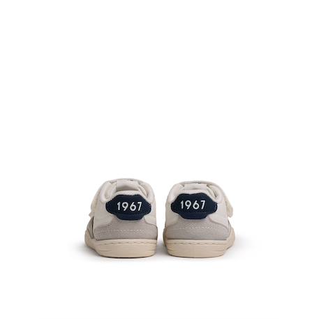 Sneakers garçon synthétique fermeture adhésive barefoot Blue+White 11 - vertbaudet enfant 