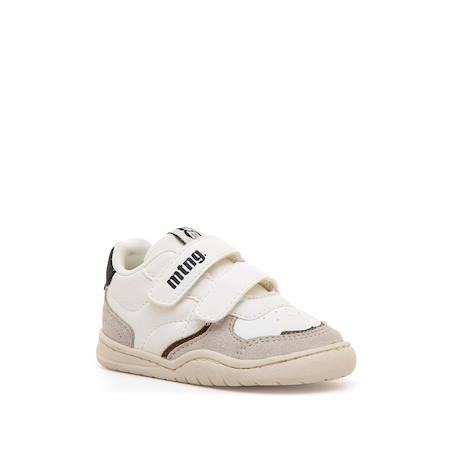 Sneakers garçon synthétique fermeture adhésive barefoot Blue+White 8 - vertbaudet enfant 