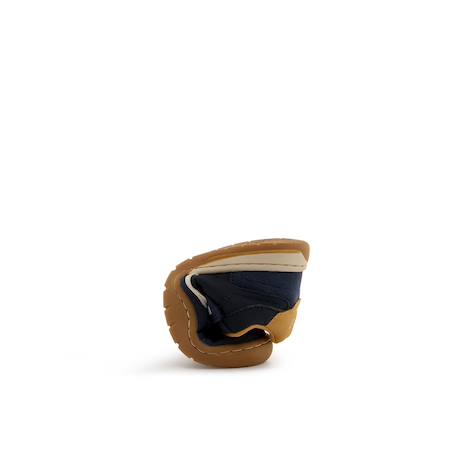 Sneakers garçon synthétique fermeture adhésive barefoot Blue+White 3 - vertbaudet enfant 