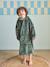 Poncho plaid polaire dinosaure vert foncé 4 - vertbaudet enfant 