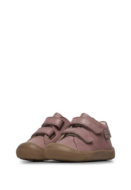 Chaussures barefoot en cuir amur vl Gris tourterelle-+Rose- 10 - vertbaudet enfant 