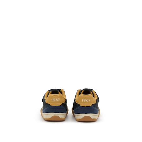 Sneakers garçon synthétique fermeture adhésive barefoot Blue+White 5 - vertbaudet enfant 