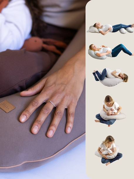 Coussin grossesse et allaitement beige+marron 9 - vertbaudet enfant 