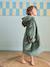 Poncho plaid polaire dinosaure vert foncé 5 - vertbaudet enfant 