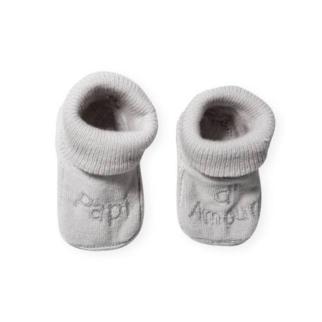 Chaussons bébé avec broderie papi d'amour Arena+Blanco+Gris 5 - vertbaudet enfant 