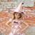 Déguisement enfant robe de sorcière glamour avec chapeau Rose 3 - vertbaudet enfant 