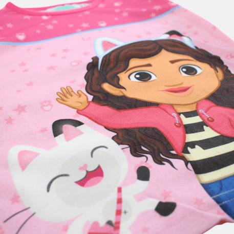 Pyjama fille imprimé manches longues pantalon gabby Rosatre+Rose 6 - vertbaudet enfant 