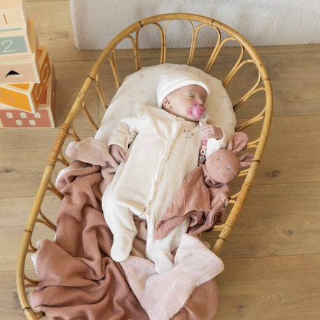 Lot de 2 draps housses pour berceau bébé certifiées oeko-tex® standard 100 Rosa+Verde 3 - vertbaudet enfant 