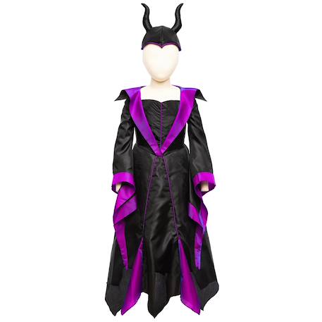 Déguisement princesse méchante enfant avec coiffe Noir 2 - vertbaudet enfant 