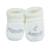 Chaussons naissance - message maman d'amour Blanco+Gris+Mostaza+Verde 1 - vertbaudet enfant 