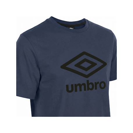 T-shirt manches courtes regular basic core logo Bleu marine/noir 2 - vertbaudet enfant 