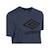 T-shirt manches courtes regular basic core logo Bleu marine/noir 2 - vertbaudet enfant 