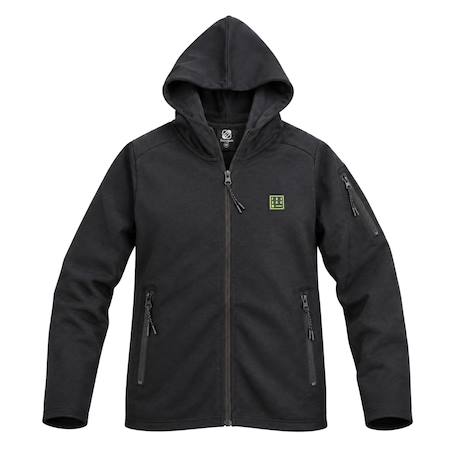 Sweat zippé à capuche enfant clyde Noir 3 - vertbaudet enfant 