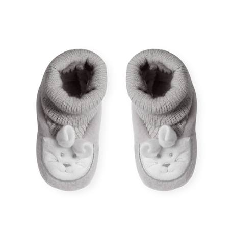 Chaussons naissance - petit lapin Blanco+Gris 3 - vertbaudet enfant 