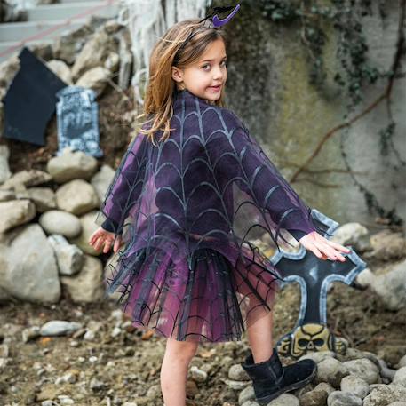 Déguisement enfant tutu et cape de sorcière araignée Violet 3 - vertbaudet enfant 