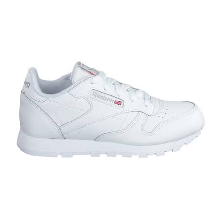 Baskets à lacets garçon en cuir Blanc ultra 3 - vertbaudet enfant 
