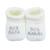 Chaussons naissance - message :  50% maman 50% papa Blanco+Gris+Mostaza+Verde 1 - vertbaudet enfant 