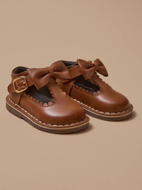 Salomés noeud bébé Cognac+Marine 1 - vertbaudet enfant 