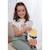Peluche - fleur marguerite avec pot – mimi flowers – 24 cm Rose 2 - vertbaudet enfant 