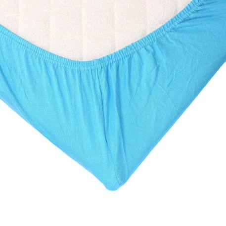 Drap housse oeko-tex® standard 100 Albaricoque+Arena+Azul+Azul cielo+Azul marino+Blanco+Camel+Caribe+Gris+Vainilla+Verde+Verde oliva 28 - vertbaudet enfant 